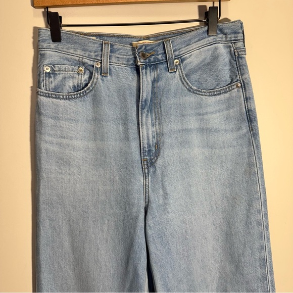 Levi's High Loose Jeans Baggy  Size 27 Cotton Hemp - Picture 6 of 16